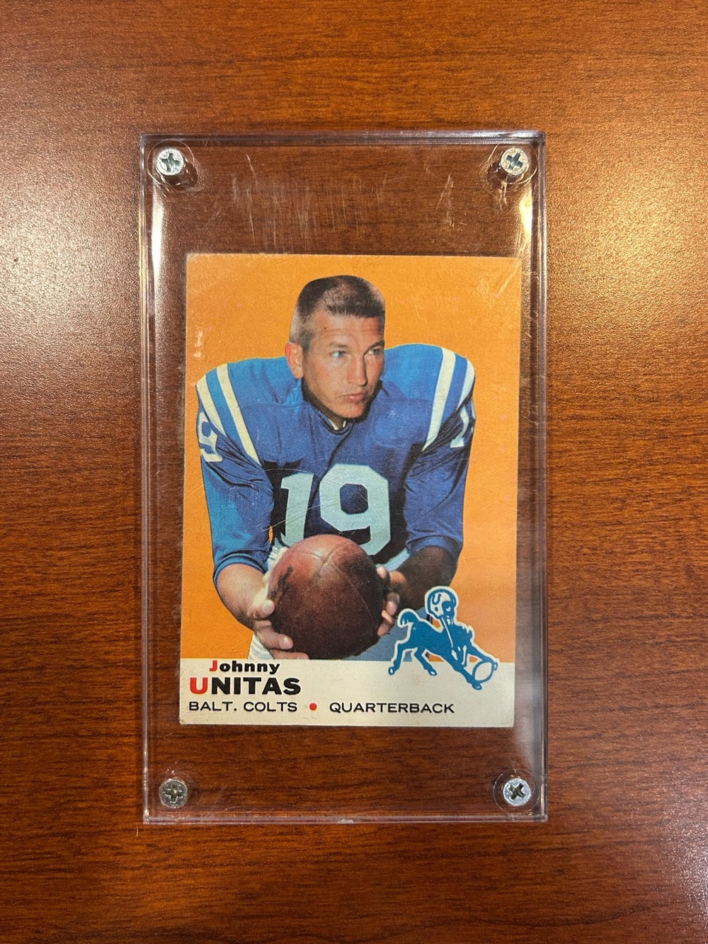 1969 Johnny Unitas Topps #25 Card